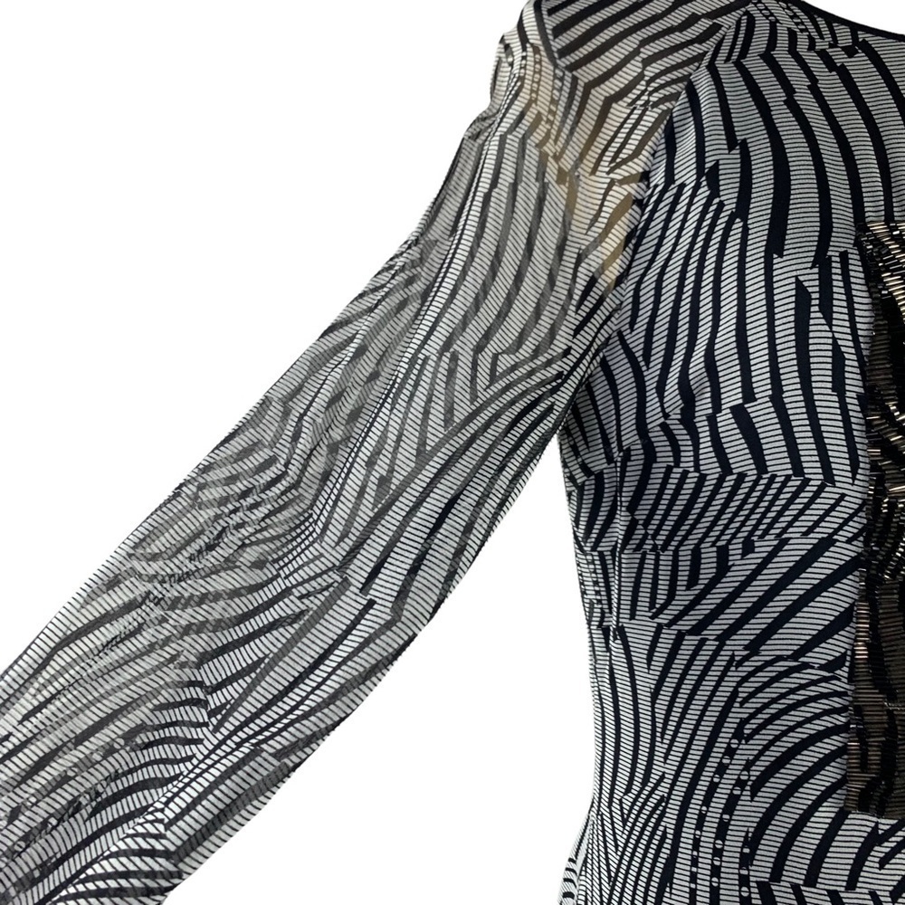 Ted Baker London Abstract Zebra Pattern With Bron… - image 3